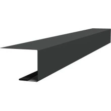 Планка завершающая для Кликфальц Pro Grand Line 0,5 GreenCoat Pural БТ матовый RR2H3 (RAL 7016 антрацитово-серый) (3м)