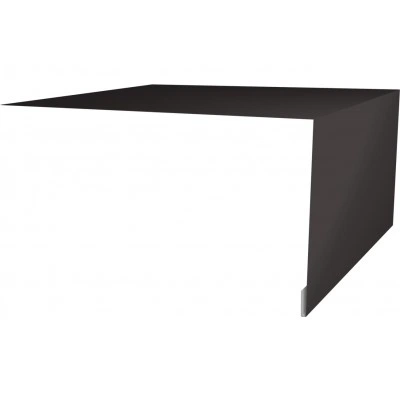 Планка околооконная простая 250х50 Grand Line 0,45 Drap RR 32 темно-коричневый (2м) — 523417 Планка околооконная простая 250х50 Grand Line 0,45 Drap RR 32 темно-коричневый (2м) — 523417