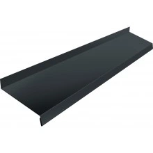 Отлив Grand Line простой 100 мм 0,45 ПЭ двухсторонний с пленкой RAL 7016 антрацитово-серый (3м)