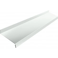 Отлив Grand Line простой 150 мм 0,45 Drap с пленкой RAL 9003 сигнальный белый (2м)