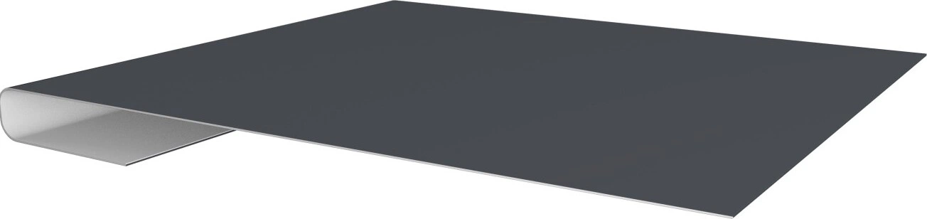 Планка завершающая Grand Line 0,5 PurLite матовый RAL 7024 мокрый асфальт (3м)