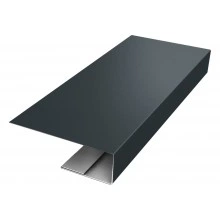 J-профиль Grand Line 12 мм 0,45 Drap RAL 7016 антрацитово-серый (2 м)