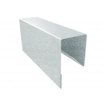Планка П-образная заборная 17 Grand Line 0,45 Zn (3м)