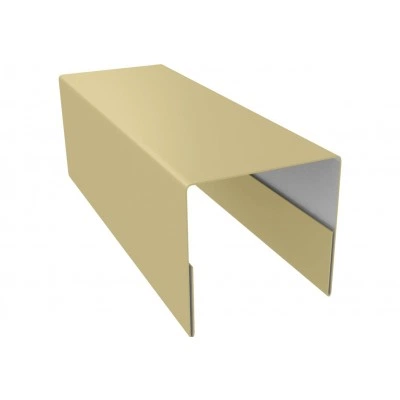 Планка П-образная заборная 20 Grand Line 0,4 ПЭ с пленкой RAL 1014 слоновая кость (2м) — 532511