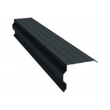 Торцевая планка фигурная 90х110 Grand Line 0,45 Drap ТХ RAL 7016 антрацитово-серый (3м)