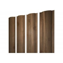 Штакетник Круглый с прямым резом Grand Line 0,45 Принт Премиум Сосна Фреш