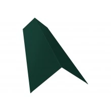 Планка плоского конька 145х145 Grand Line 0,5 Сатин матовый ТХ RAL 6005 зеленый мох (2м)