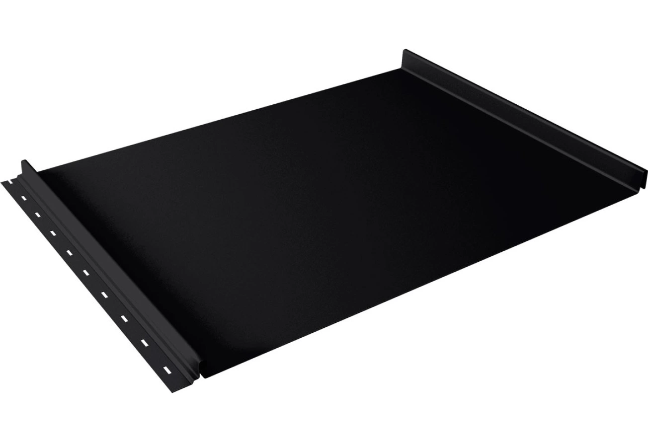 Кликфальц Grand Line 0,5 Velur с пленкой на замках RAL 9005 черный