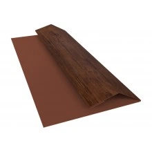 Планка финишная Блок-хаус новый Grand Line 0,45 Принт Премиум Бразильская вишня Фреш TwinColor (2м)