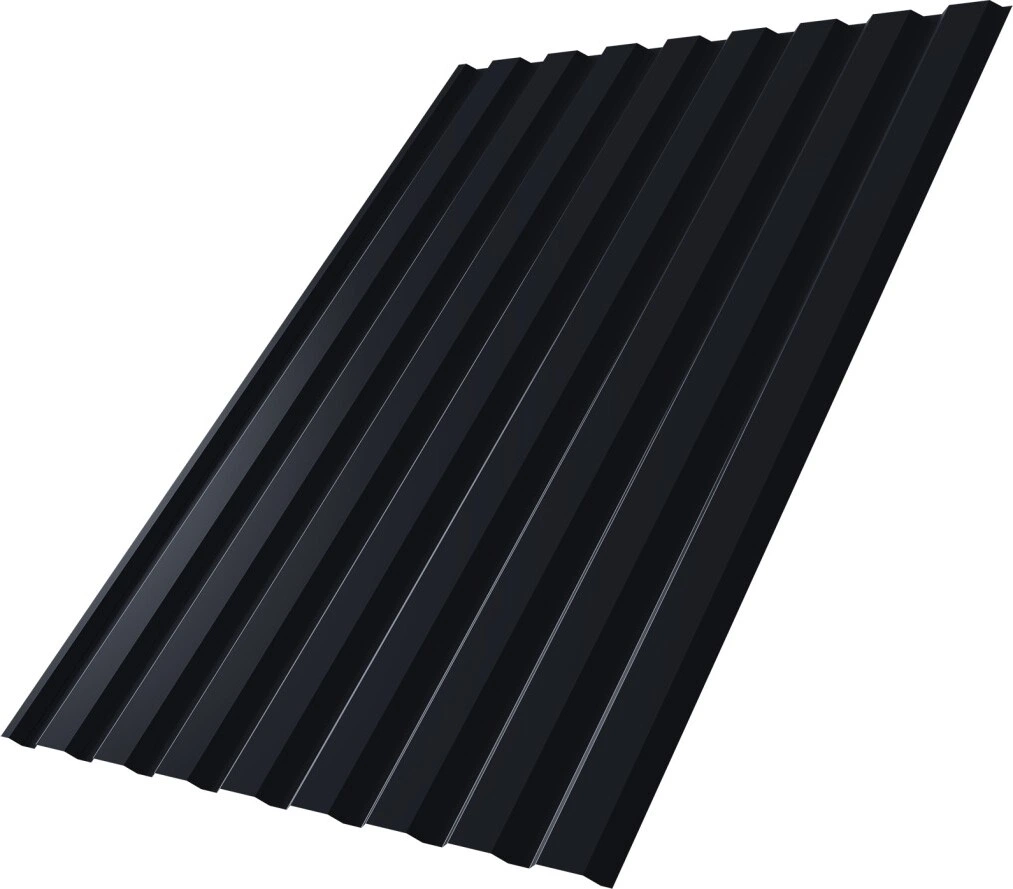 Профнастил С20A Grand Line 0,45 Drap TwinColor RAL 7024 мокрый асфальт