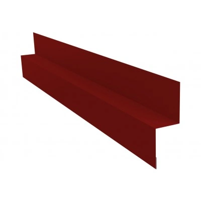 Отлив для сегментного кожуха Grand Line 0,5 Сатин RAL 3011 коричнево-красный (3 м) — 548486