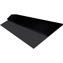Планка стартово-финишная Экобрус, Экобрус новый Grand Line 0,5 Velur RAL 9005 черный (2м)