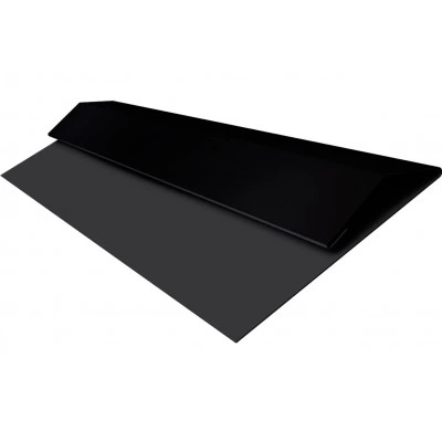 Планка стартово-финишная Экобрус, Экобрус новый Grand Line 0,5 Velur RAL 9005 черный (2м) — 555088