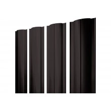 Штакетник Круглый с прямым резом Grand Line 0,5 PurPro RR 32 темно-коричневый