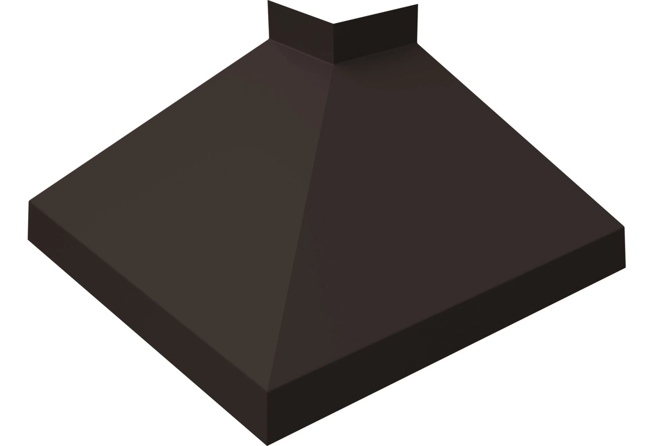 Угол отлива Grand Line внешний 150 мм 0,5 PurPro с пленкой RR 32 темно-коричневый