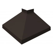 Угол отлива Grand Line внешний 200 мм 0,5 PurPro с пленкой RR 32 темно-коричневый