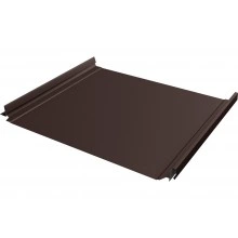 Кликфальц Про Grand Line 0,45 Drap ТХ с пленкой на замках RAL 8017 шоколад