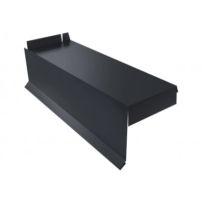 Торцевая планка сегментная Квадро Профи Левая стартовая Grand Line 0,45 Drap ТХ двухсторонний RAL 7024 мокрый асфальт — 565040 Торцевая планка сегментная Квадро Профи Левая стартовая Grand Line 0,45 Drap ТХ двухсторонний RAL 7024 мокрый асфальт — 565040