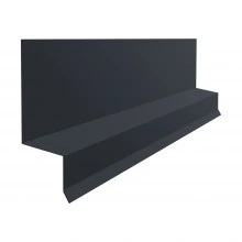 Верхний отлив для фасада Кликфальц Grand Line 0,45 Drap TwinColor RAL 7024 мокрый асфальт (2м)