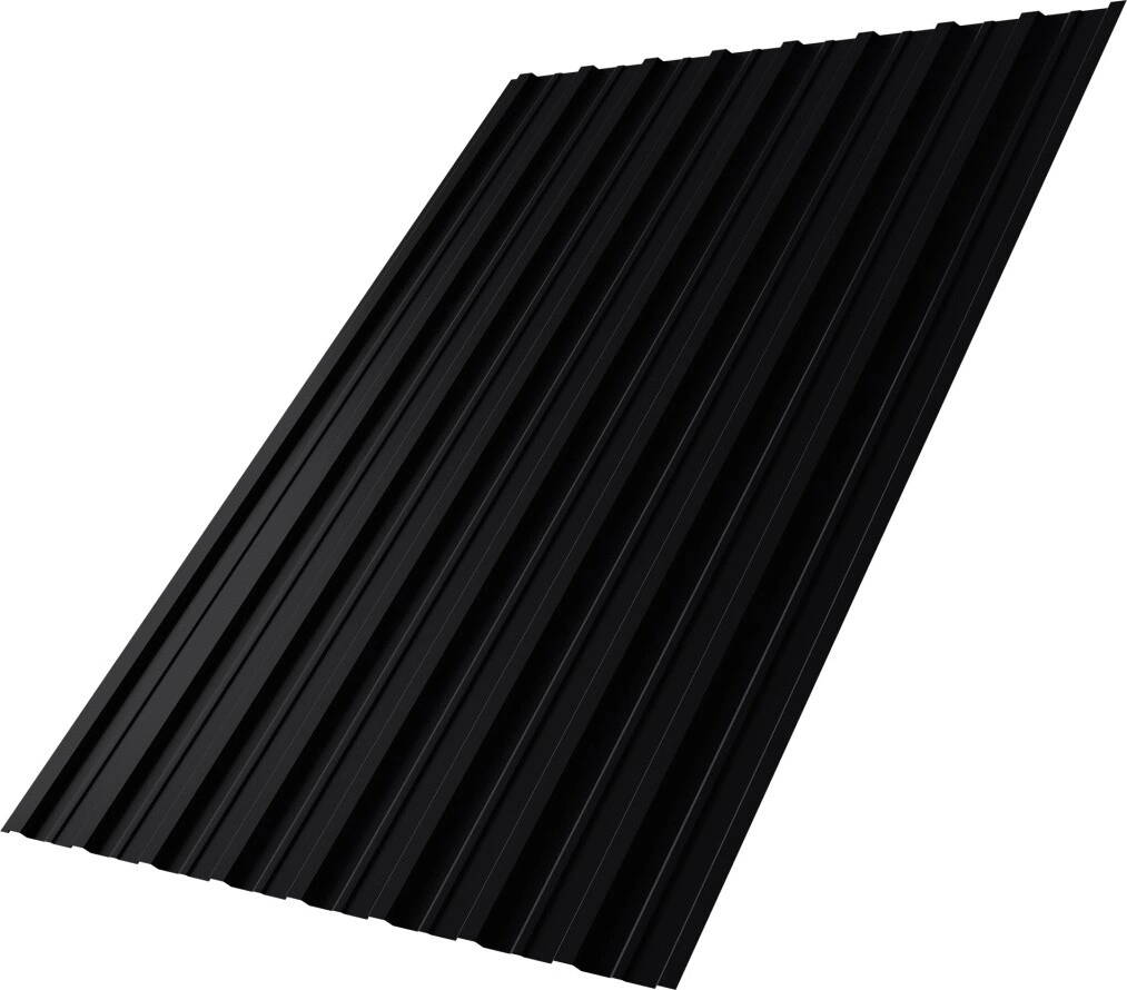 Профнастил С10A Grand Line 0,5 Drap ТХ RAL 9005 черный