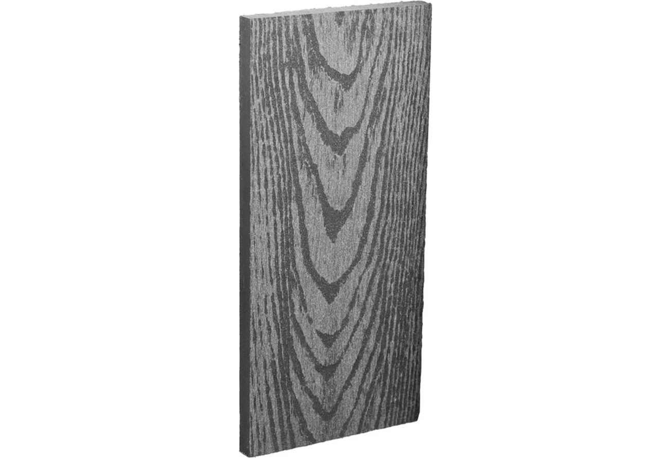 Штакетник ДПК Grand Line 97x12 тиснение с двух сторон графит 1,4м (ШТх2)