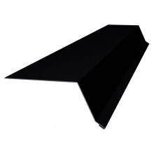 Планка капельник 100х55 Grand Line 0,5 Drap ТХ RAL 9005 черный (2м)