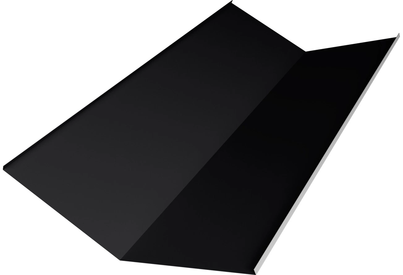 Планка ендовы нижней 300х300 Grand Line 0,5 Drap ТХ RAL 9005 черный (3м)