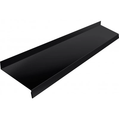 Отлив Grand Line простой 150 мм 0,5 Drap ТХ RAL 9005 черный (3м) — 575758