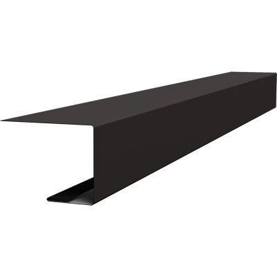 Планка завершающая для Кликфальц Pro Grand Line 0,5 Drap ТХ RR 32 темно-коричневый (3м) — 576119
