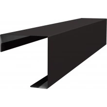 Угол внешний простой фальц Grand Line 0,5 Drap ТХ RR 32 темно-коричневый (2м)