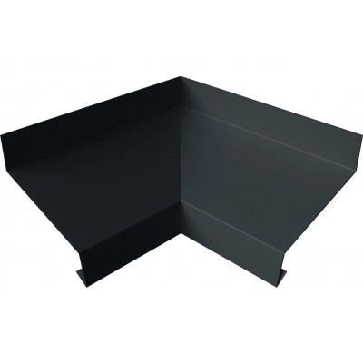 Угол отлива Grand Line внутренний 70 мм 0,5 Velur с пленкой RAL 7016 антрацитово-серый — 585758 Угол отлива Grand Line внутренний 70 мм 0,5 Velur с пленкой RAL 7016 антрацитово-серый — 585758