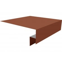 Планка околооконная сложная Экобрус 250х50х25 Grand Line 0,5 Сатин матовый ТХ RAL 8004 терракота (3м)