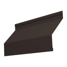 Ламель забора жалюзи Милан Grand Line 0,5 Velur RR 32 темно-коричневый
