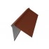 Планка плоского конька 220х50х220 Grand Line 0,45 Drap ТХ RAL 8004 терракота (3м) — 590020 Планка плоского конька 220х50х220 Grand Line 0,45 Drap ТХ RAL 8004 терракота (3м) — 590020
