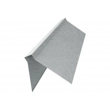 Планка плоского конька 220х50х220 Grand Line 0,45 Zn (2м)