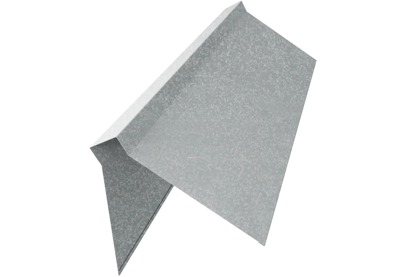 Планка плоского конька 220х50х220 Grand Line 0,45 Zn (2м)