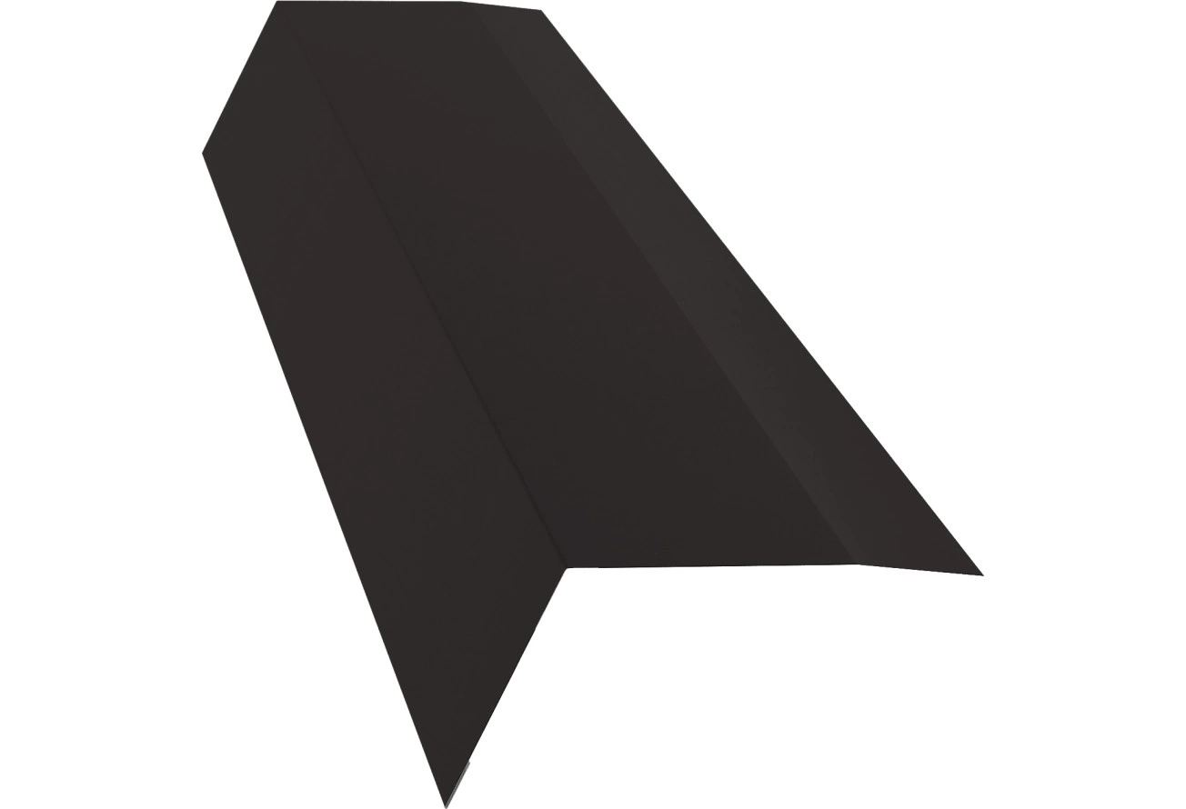 Карнизная планка 100х65 Grand Line 0,5 PurPro с пленкой RR 32 темно-коричневый (2м)