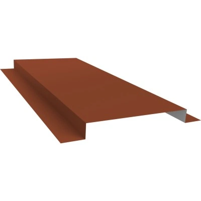 Планка сегментного кожуха Grand Line 150 мм 0,45 Drap ТХ RAL 8004 терракота (1500 мм) — 593846