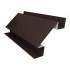 Планка угла внутреннего сложного Экобрус Grand Line 0,5 Сатин матовый RAL 8017 шоколад (2м) — 599091 Планка угла внутреннего сложного Экобрус Grand Line 0,5 Сатин матовый RAL 8017 шоколад (2м) — 599091