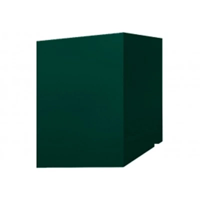 Скатный кожух для трубы Grand Line 900×520 мм, высоты 2750/2280 мм, 0,45 Drap ТХ RAL 6005 зеленый мох — 602572
