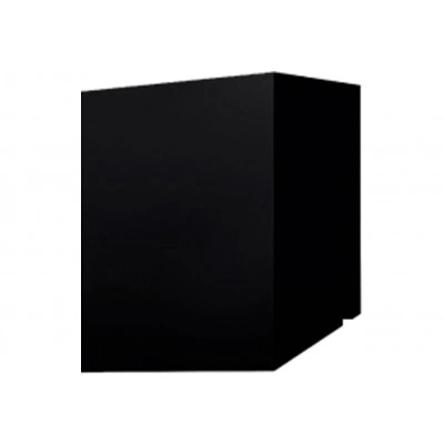 Скатный кожух для трубы Grand Line 385×930 мм, высоты 455/320 мм, 0,45 ПЭ RAL 9005 черный — 604201