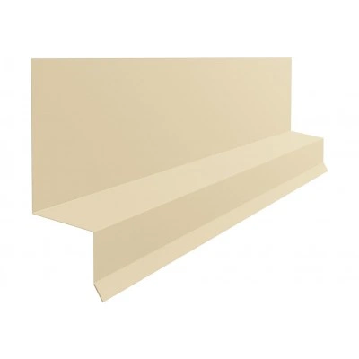 Верхний отлив для фасада Кликфальц Grand Line 0,45 ПЭ с пленкой RAL 1015 светлая слоновая кость (2м) — 609751 Верхний отлив для фасада Кликфальц Grand Line 0,45 ПЭ с пленкой RAL 1015 светлая слоновая кость (2м) — 609751