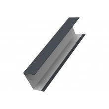Крышка для забора жалюзи Милан, Токио Grand Line 0,45 Drap ТХ RAL 7024 мокрый асфальт (3м)