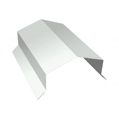 Парапетная крышка угольная 100мм Grand Line 0,45 Drap ТХ RAL 9003 сигнальный белый (2м) — 616479 Парапетная крышка угольная 100мм Grand Line 0,45 Drap ТХ RAL 9003 сигнальный белый (2м) — 616479