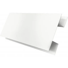 Планка H-образная Блок-хаус новый Grand Line 0,45 Drap ТХ RAL 9003 сигнальный белый (2м)