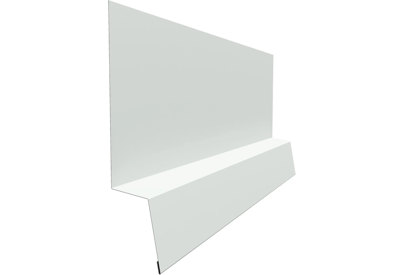 Планка начальная фальц Grand Line 0,45 Drap ТХ RAL 9003 сигнальный белый (2м)