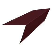 Планка капельник обратный 105х80 Фартук S16 Grand Line 0,45 Drap RAL 3005 красное вино (2м)