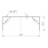 Декоративная накладка к столбу 60х60 для забора жалюзи Grand Line 0,45 Drap ТХ RAL 9003 сигнальный белый (2,5м) — 620368 Декоративная накладка к столбу 60х60 для забора жалюзи Grand Line 0,45 Drap ТХ RAL 9003 сигнальный белый (2,5м) — 620368