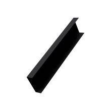 Декоративная накладка к столбу 60х60 для забора жалюзи Grand Line 0,45 ПЭ двухсторонний RAL 9005 черный (2,5м)