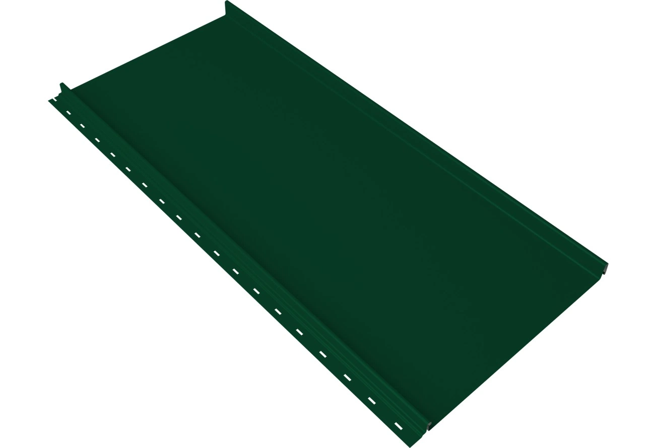 Кликфальц Мини Grand Line 0,5 ПЭ с пленкой на замках RAL 6005 зеленый мох
